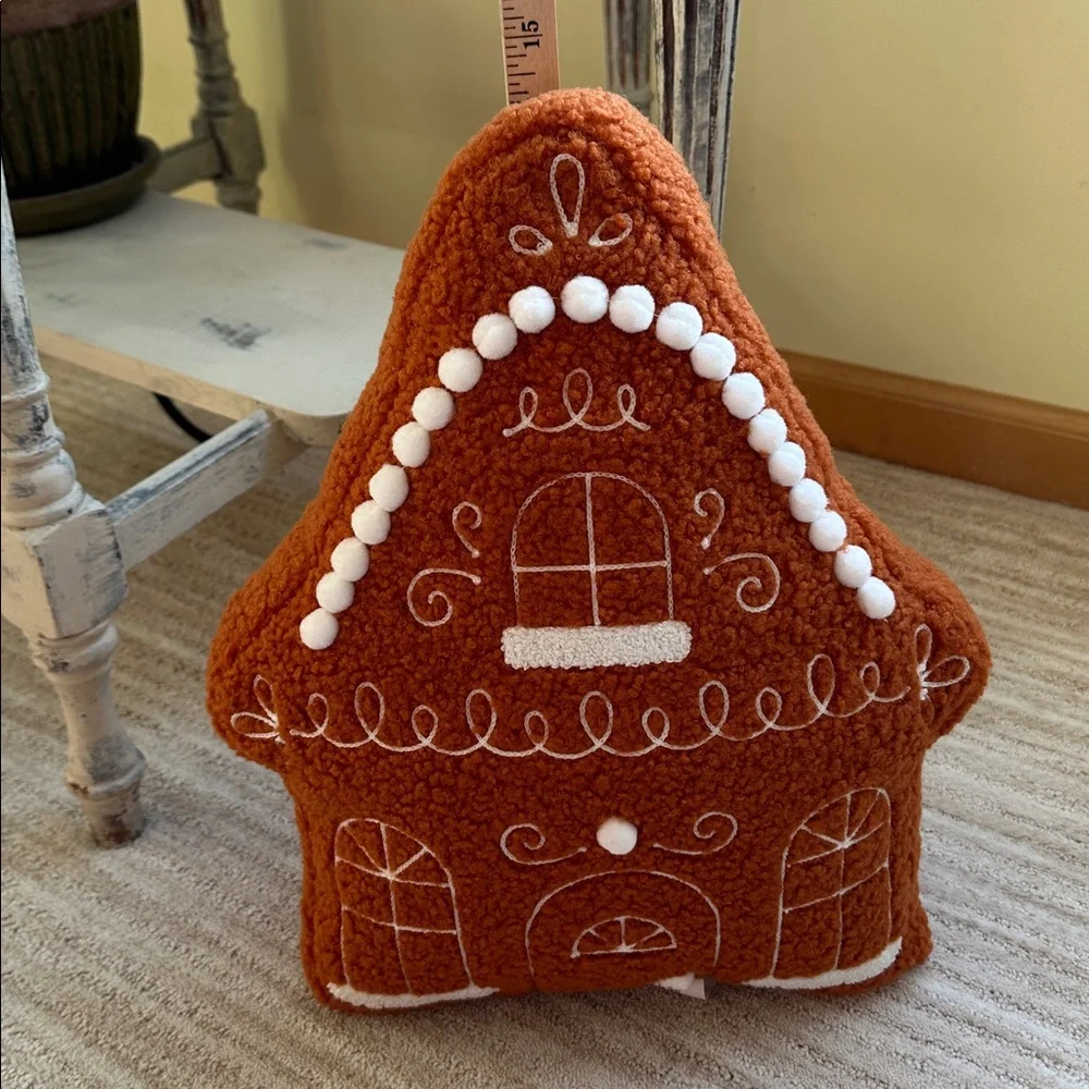 Christmas Gingerbread House Throw Pillow from Wondershop™ Holiday Decorative